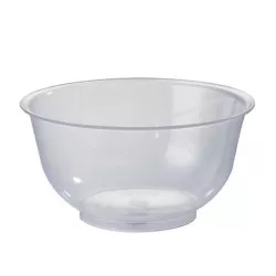 Plastikschüssel transparent 4 l aus lebensmittelechtem PE