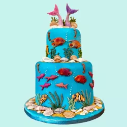 Silicone embosser underwater world