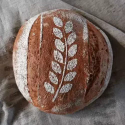 Mehlschablone Zweig