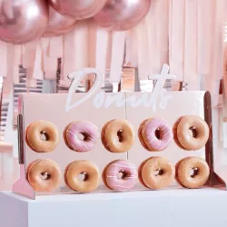 Parete per ciambelle Oro rosa
