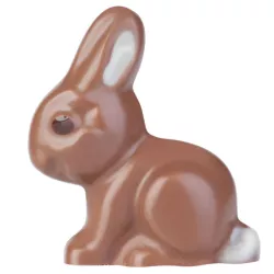 Chocolate mold small rabbit, 4 pieces
