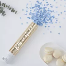 Gender Reveal Confetti Cannon Blue