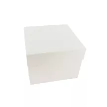 Cake box white 30.4 x 30.4 x 20 cm