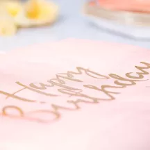 Set per feste Ombre Rosa & Gold, per 16 persone
