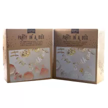 Partyset Ombre Rosa & Gold, für 16 Personen