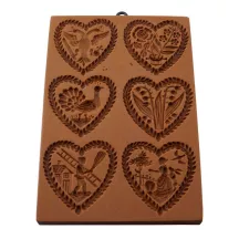 Pastry model hearts, 100 x 150 mm