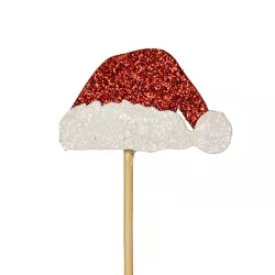 Cupcakes topper Santa hat, 12 pieces