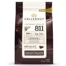 Couverture de chocolat noir Callebaut 54,5