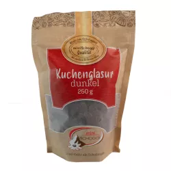 Glassa per torta fondente per dolci e biscotti, 250 g