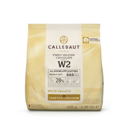 Callebaut white chocolate 28 % - 400g