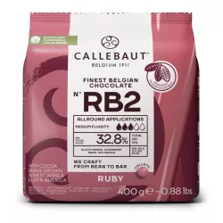 Ruby chocolate 33,6% 400g - Callebaut