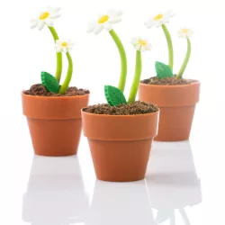Blumentopf aus Schokolade, 14 Stück