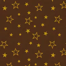 Chocolate tattoo star mix small and large