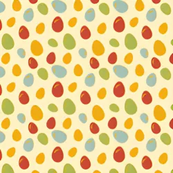 Tatouage d'oeufs de Pâques en chocolat colorés