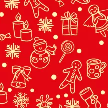 Tatouage chocolat Joyeux Noël