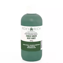 Colored cocoa butter forest green, 315 g