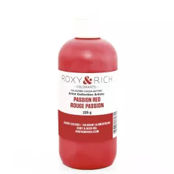 Burro di cacao colorato rosso scuro, 225 g