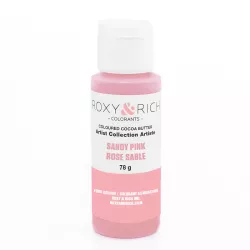 Colored cocoa butter pink
