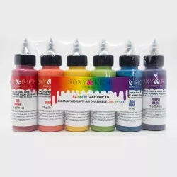 Drip Cake Glasur Set, 6-teilig