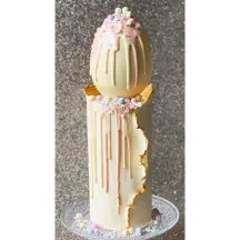 Drip cake glaze pastel pink, 315 g