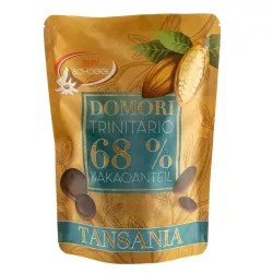 Domori dark couverture, Tanzania 68%, 0.5 kg