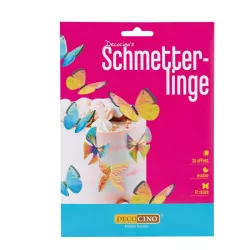 Edible paper butterflies 12 pieces