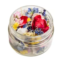 Pétales comestibles - bleuet et calendula - Melange De Fleurs Lyophilisees