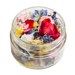 Pétales comestibles - bleuet et calendula - Melange De Fleurs Lyophilisees