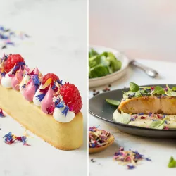 Fleurs comestibles - bleuet et souci