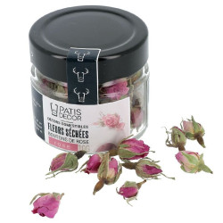 Boutons de rose comestibles séchés Rosa, 10 g