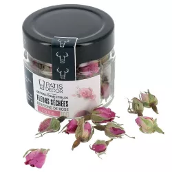 Dried edible rosebuds pink, 10 g