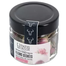 Dried edible rosebuds pink, 10 g