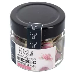 Boutons de rose comestibles séchés Rosa, 10 g