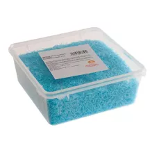 Blue confetti made from edible paper
