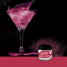 Glitter per cocktail rosa scuro, commestibile, 1,5 g