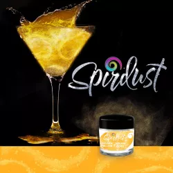 Glitter for cocktails gold-yellow