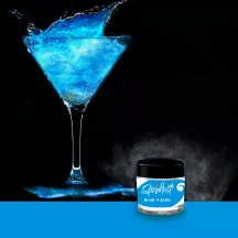 Glitzer für Cocktails Blau