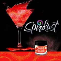 Glitter for cocktails gold-red