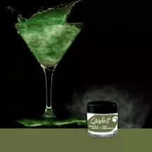 Glitzer für Cocktails Dunkelgrün