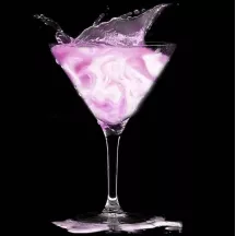 Glitter per cocktail Perlescente Viola 25 grammi