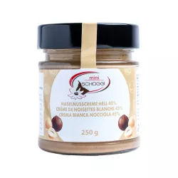Light hazelnut cream 45%, 250 g