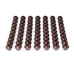 Hollow praline balls dark Ø 26 mm, 63 pieces