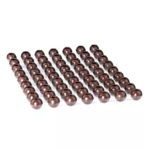 Hollow praline balls dark Ø 26 mm, 63 pieces