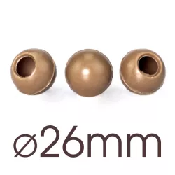 Boules creuses au lait Ø 26 mm, 63 pcs.