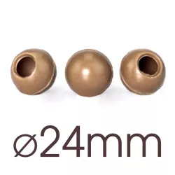Sfere cave per Praline al latte Ø 24 mm, 63 pezzi