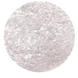 Colore in polvere Metallic Bianco Argento Glimmer, 2,5 g
