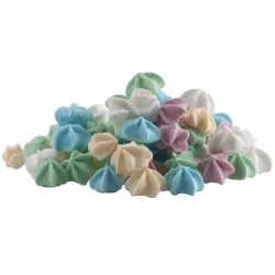 Mini colored meringues