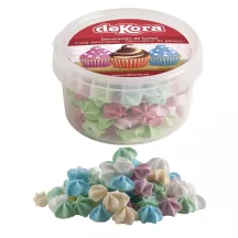 Mini colored meringues