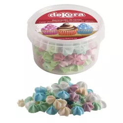 Mini colored meringues