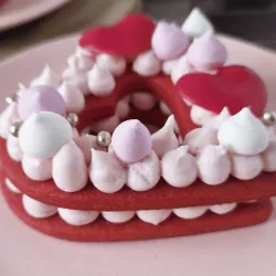 Pot of mini meringues "Pink" - 90g